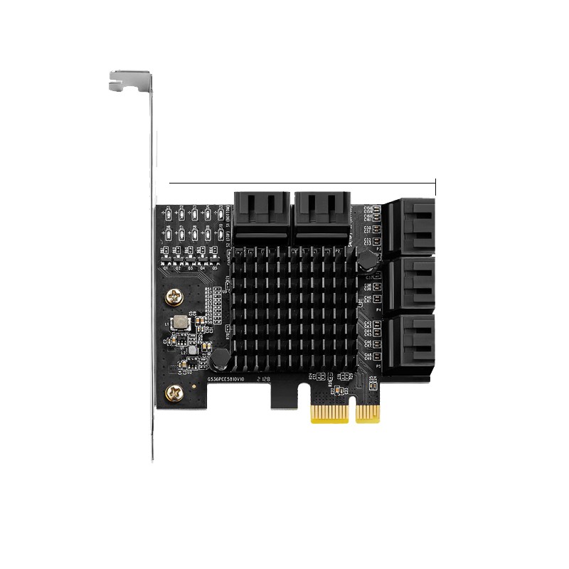 乐扩10口SATA3.0扩展卡PCIE转SATA6G转接卡接SSD固态机械硬盘使用感如何?