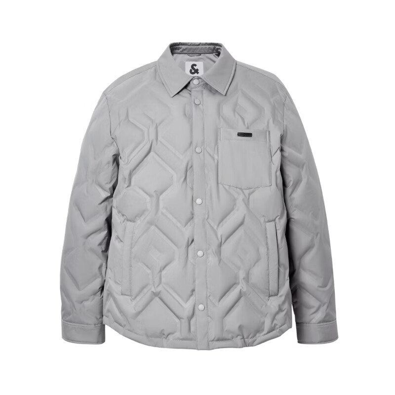 杰克·琼斯(JACK&JONES)男装冬季休闲羽绒服合集 225423016浅棕灰 L (180)