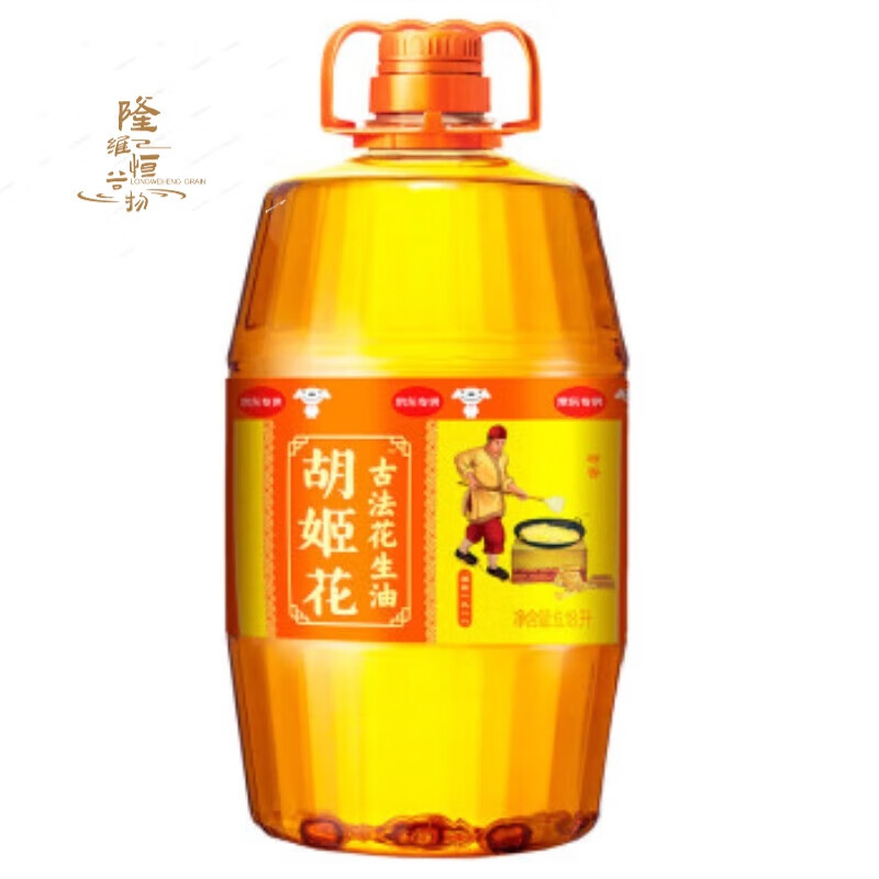 胡姬花 食用油古法压榨一九一八花生油5.7L 古法花生油6.18L