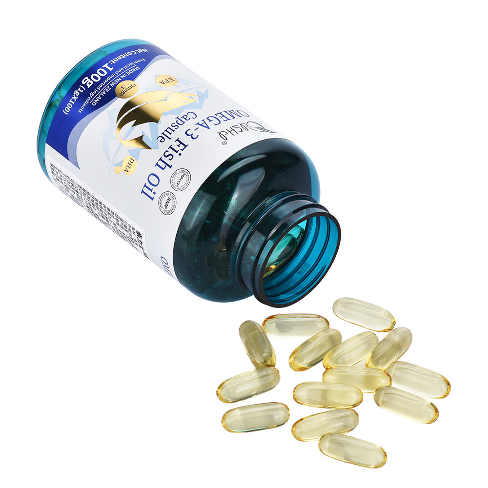 奈力士进口深海鱼油Omega-3高纯度中老年人可搭辅酶q10磷虾油成人DHA 【10瓶实付7瓶】三高稳定 140g*10瓶