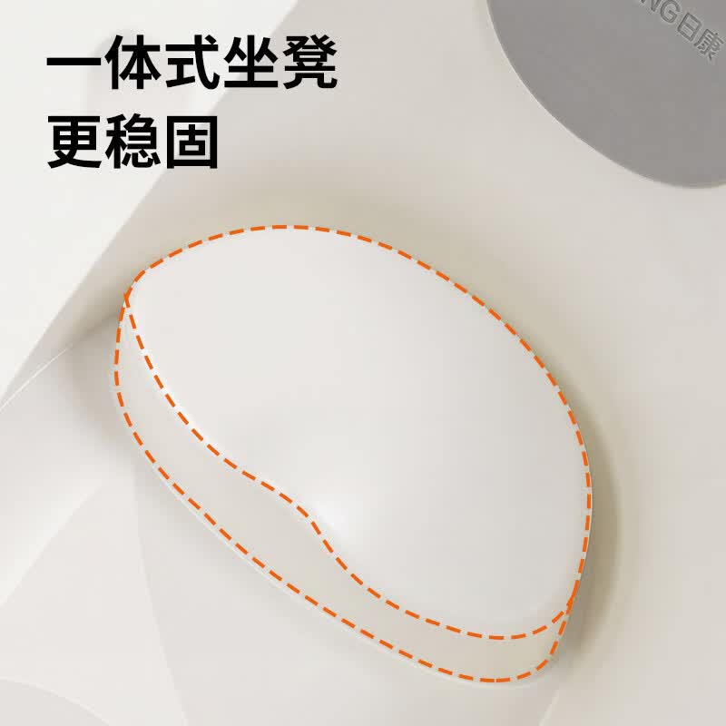 日康（rikang）浴桶 婴儿洗澡盆 婴儿洗澡桶宝宝儿童泡澡桶 新生儿游泳桶 【四季通用】0-2岁加厚浴桶X1050-云朵白