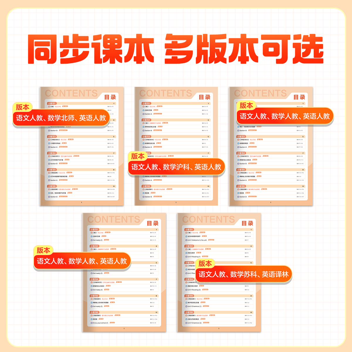 【学而思官方】初中三合一课后小复习七年级上册同步练习册7年级语文数学英语人教北师苏科初一同步训练初中语数英必刷题一课一练-WX 语文人教+数学人教+英语人教 七年级上册