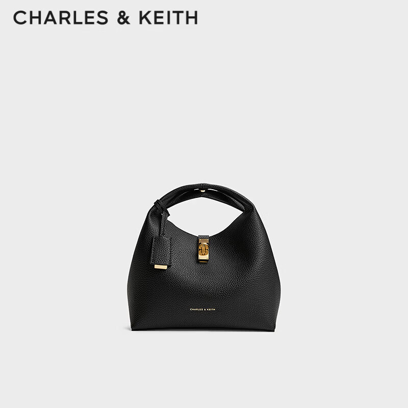 CHARLES&KEITH简约手提包菜篮子包斜挎包生日礼物送女友CK2-10701618