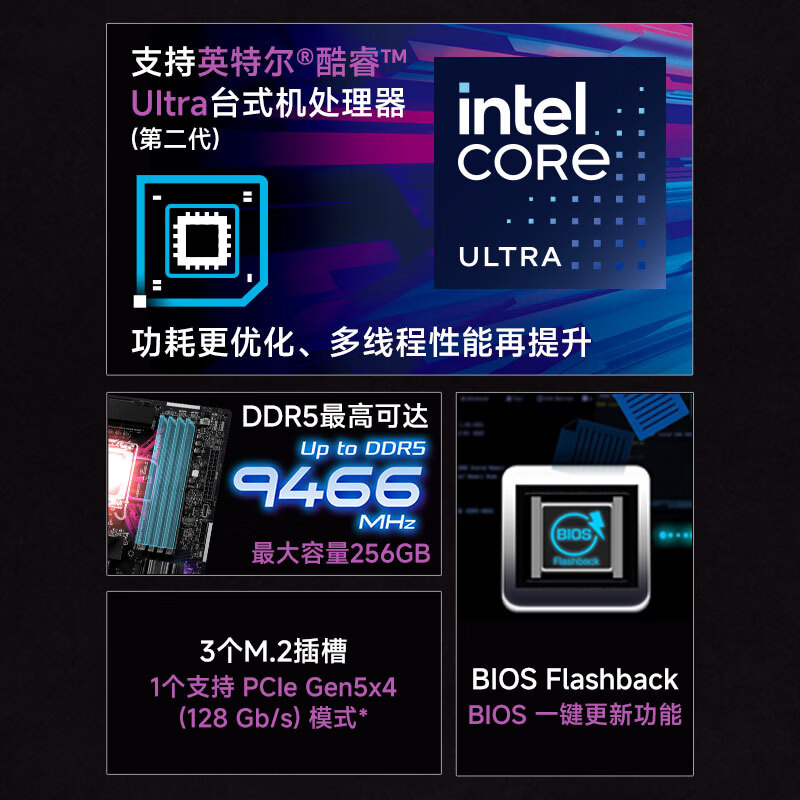 华擎 Z890 ASROCK M RIPTIDE WIFI 图 3