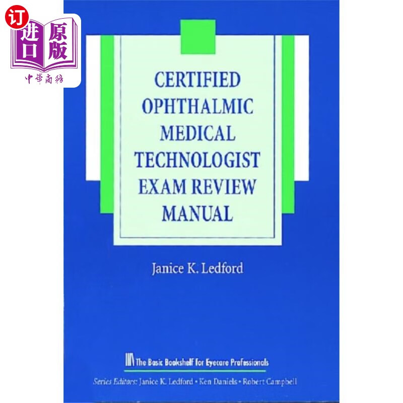 海外直订certified ophthalmic medical technologist exam r.