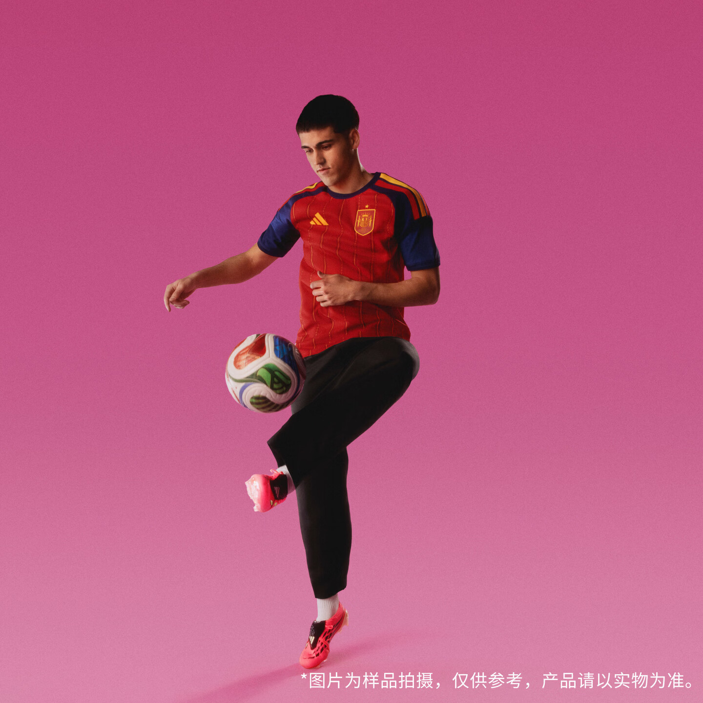 adidas PREDATOR ELITE FT AG人造草皮短钉足球鞋男女阿迪达斯 漩涡荧光红/铬灰/黑色 45