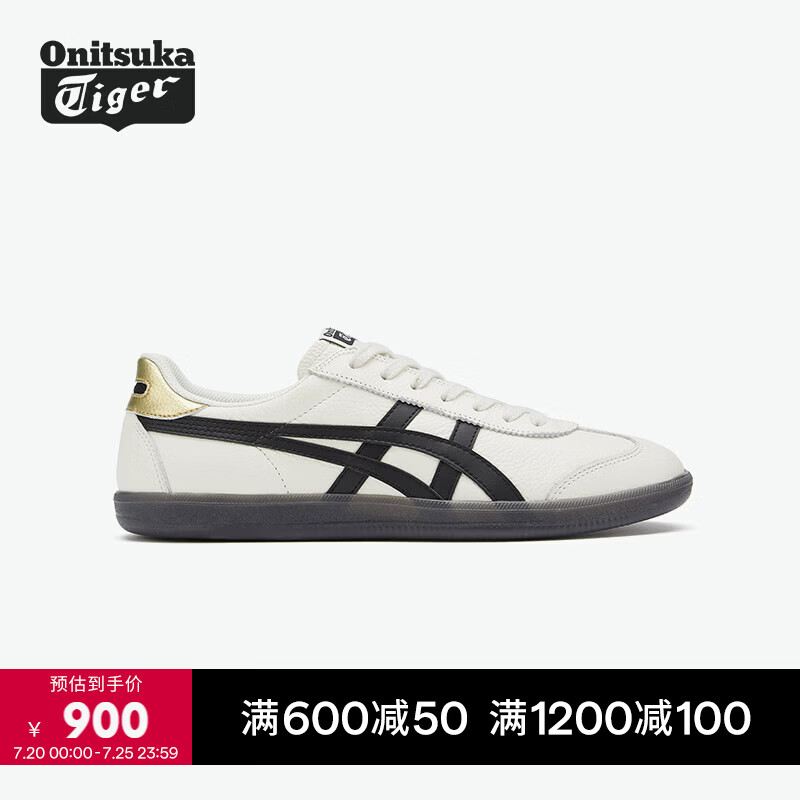 Onitsuka Tiger鬼塚虎TOKUTEN春夏季男女低帮板鞋时尚休闲德训鞋 白色/黑色 42.5