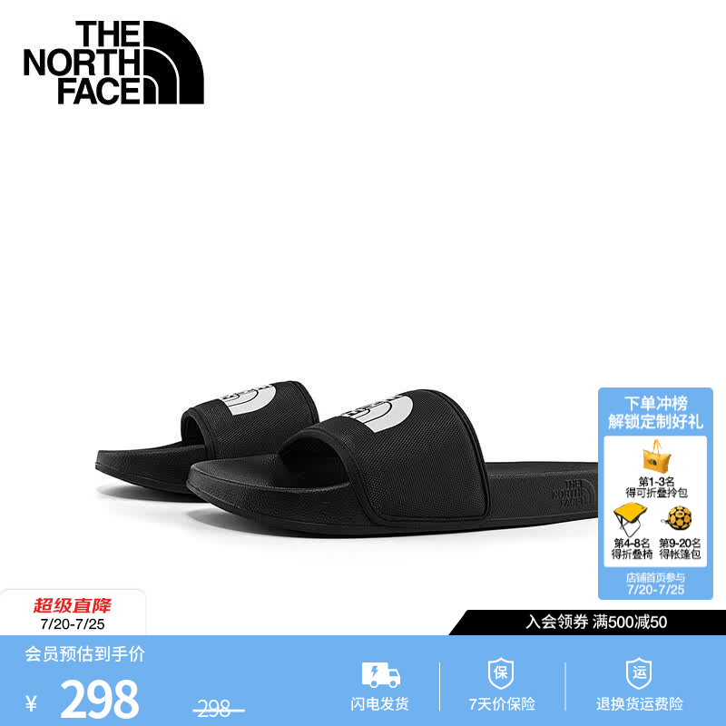 北面（The North Face）户外拖鞋轻便抓地户外舒适2026春夏新款|4T2R KY4/黑色 42 /9