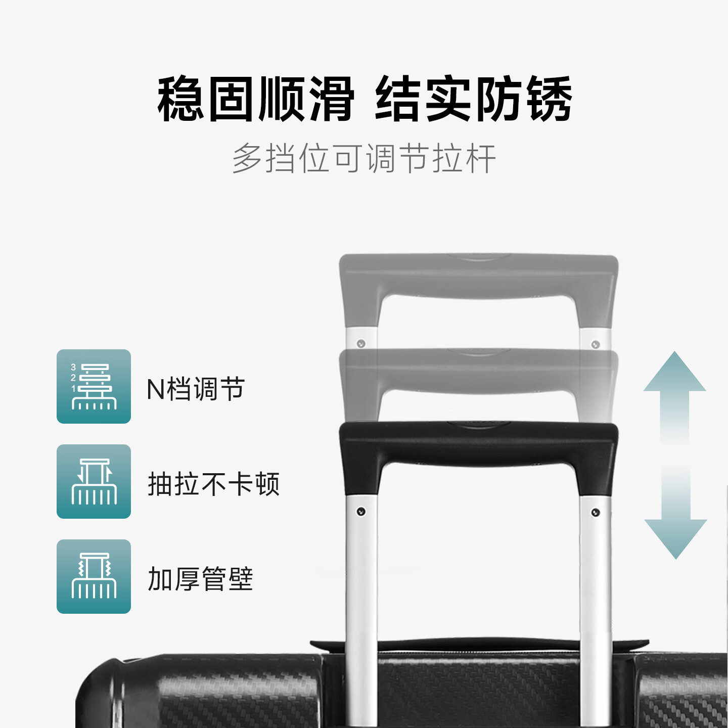 爱华仕(OIWAS)海岸线系列大容量轻音旅行李箱皮箱密码箱航空箱可登机轻便耐用 6820深灰色 20英寸