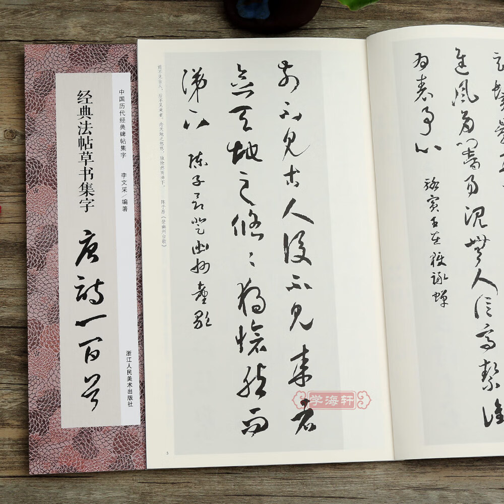 王羲之《草诀歌》等名家草书碑帖集字古诗词毛笔书法作品集临摹教程