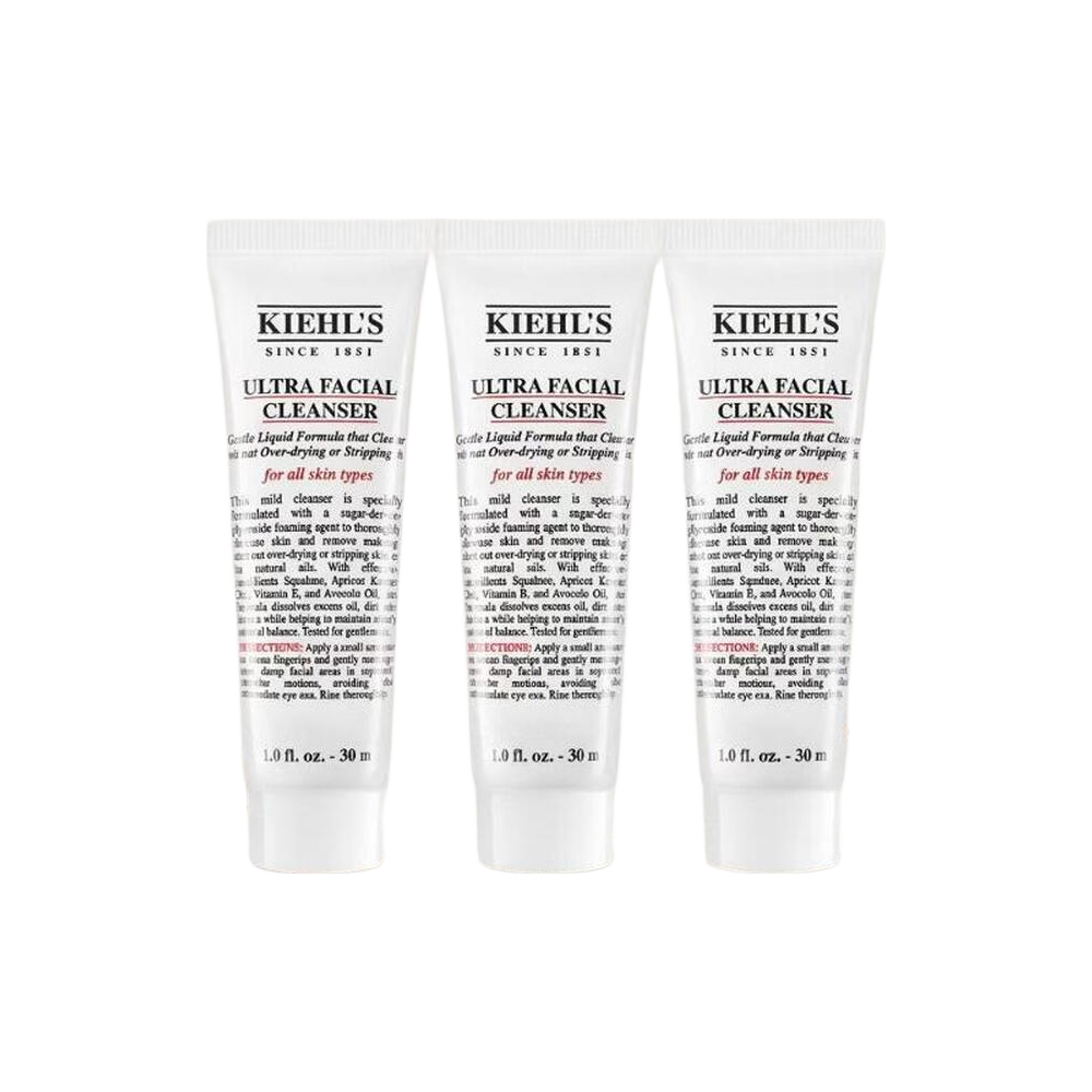 科颜氏高保湿洁面啫喱30ml*3洗面奶保湿清洁【临期清仓】