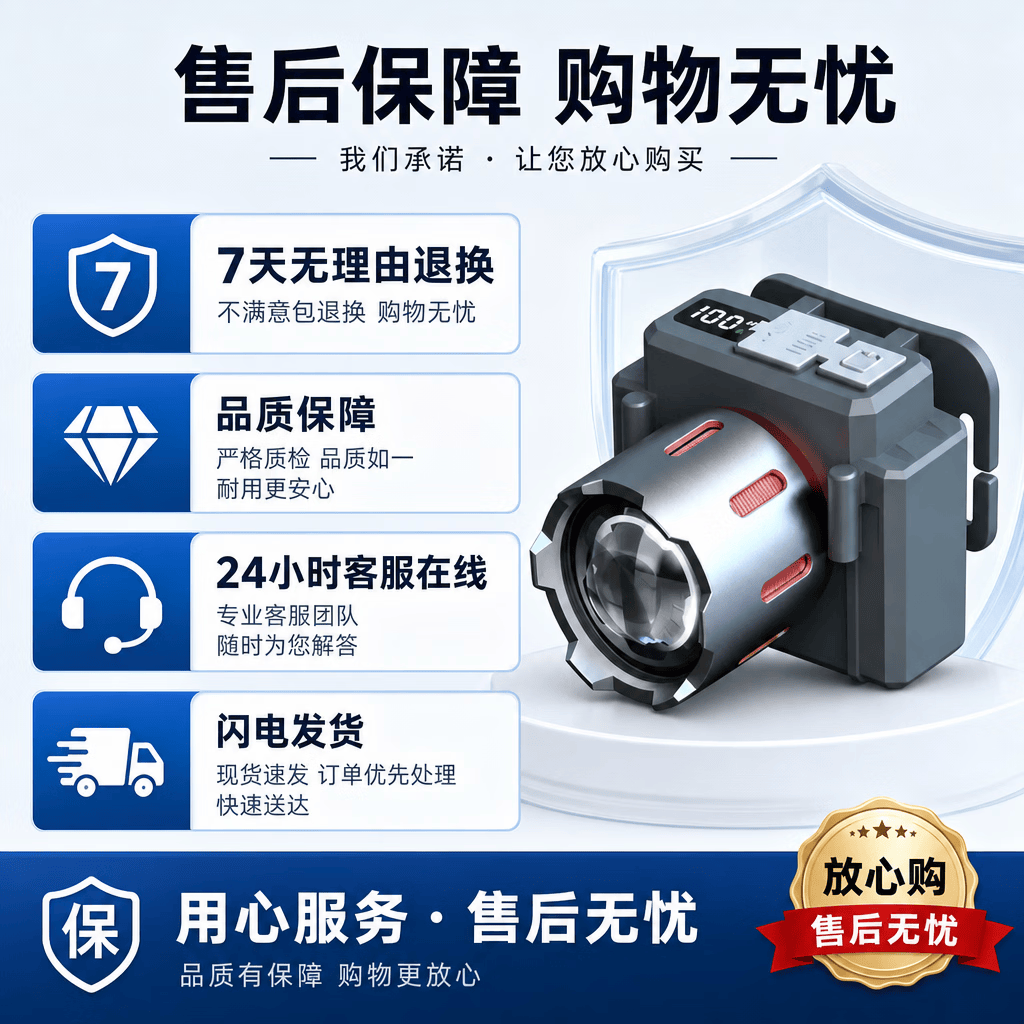 LZJV高品质头灯充电超亮户外夜钓专用防水变焦应急矿灯长续航骑行照明 【德国品质】白/黄双激光无感应 续航俩通宵丨伸缩变焦【内置双锂电池】