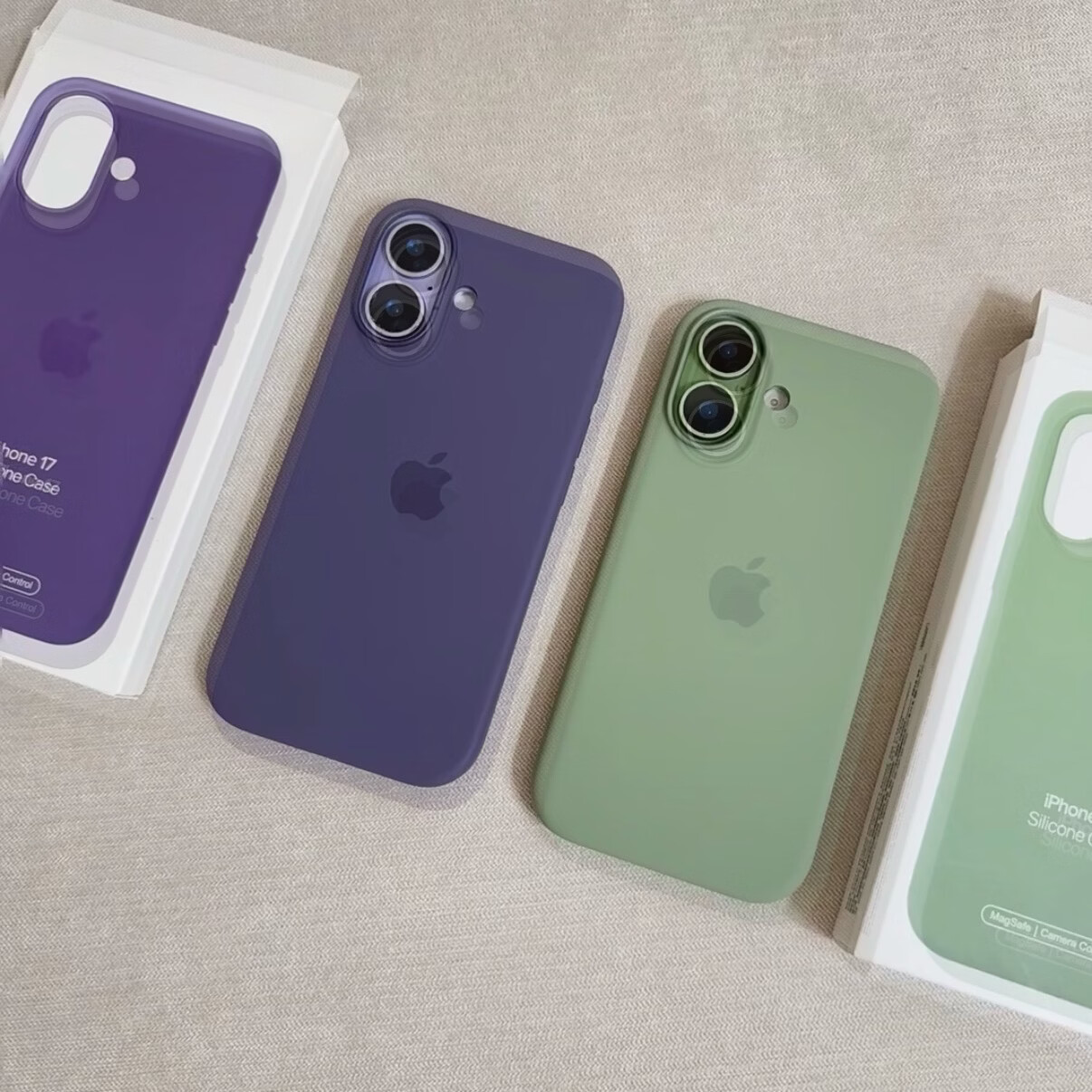 iPhone17/17pro/ 17 Pro Max磁吸动画液态硅胶保护壳 (现货速发) 雾紫色 17proMax