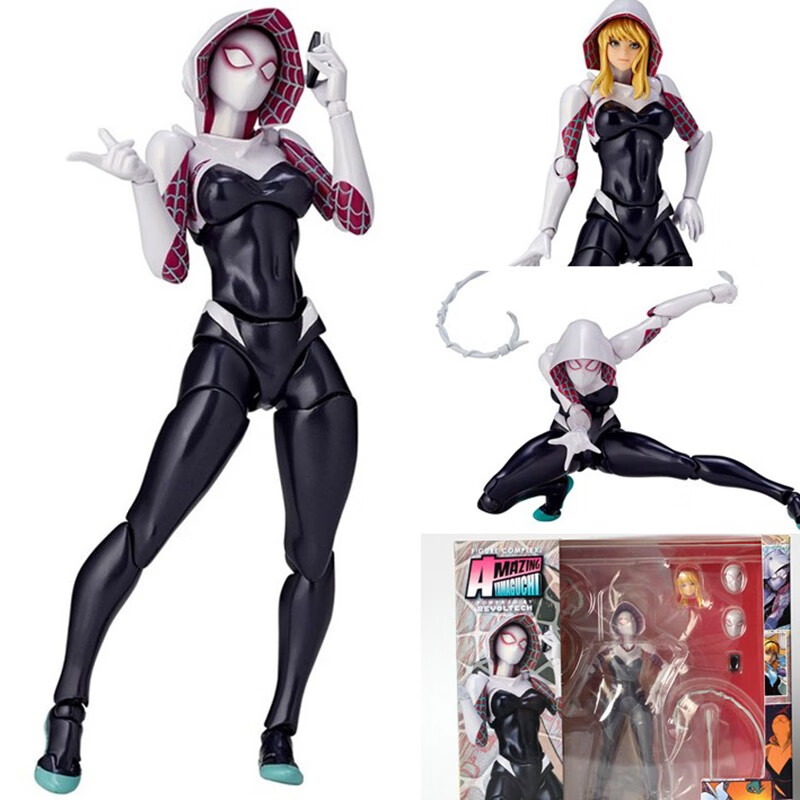 侠3漫威英雄归来手办模型超级英雄蝙蝠侠美队关节可动摆件 山口式格温