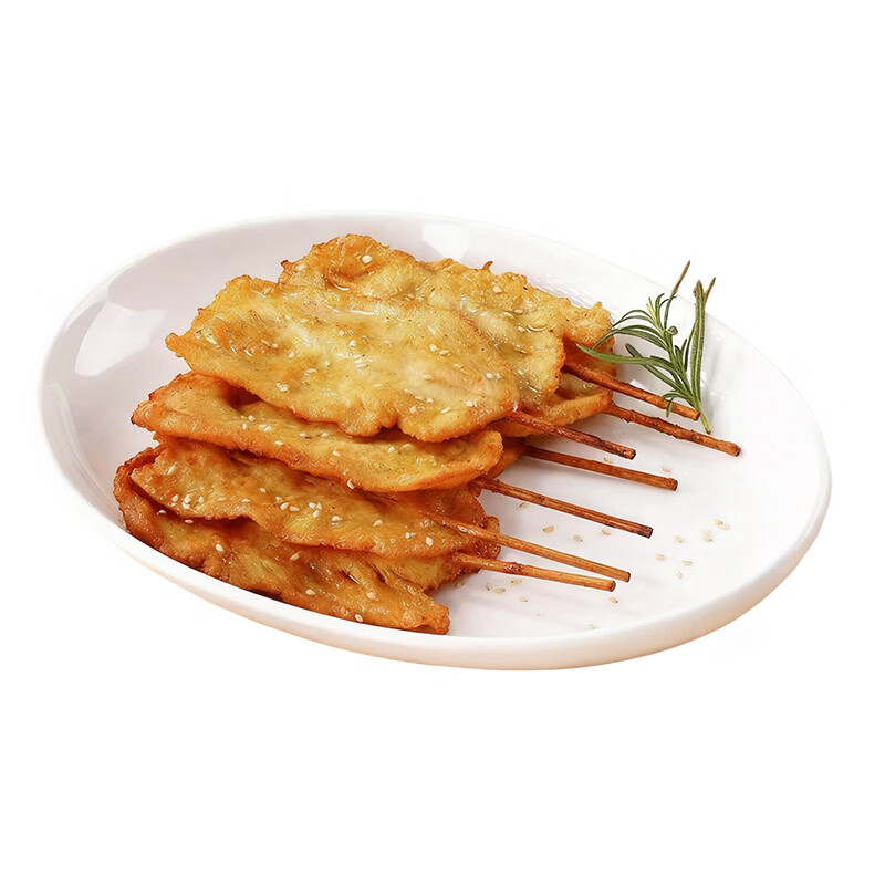 大用(DOYOO)咖喱里脊肉片里脊肉串鸡肉串冷冻半成品早餐烧烤串空气炸锅食材 【首选】咖喱里脊肉串2袋共2斤(20串)