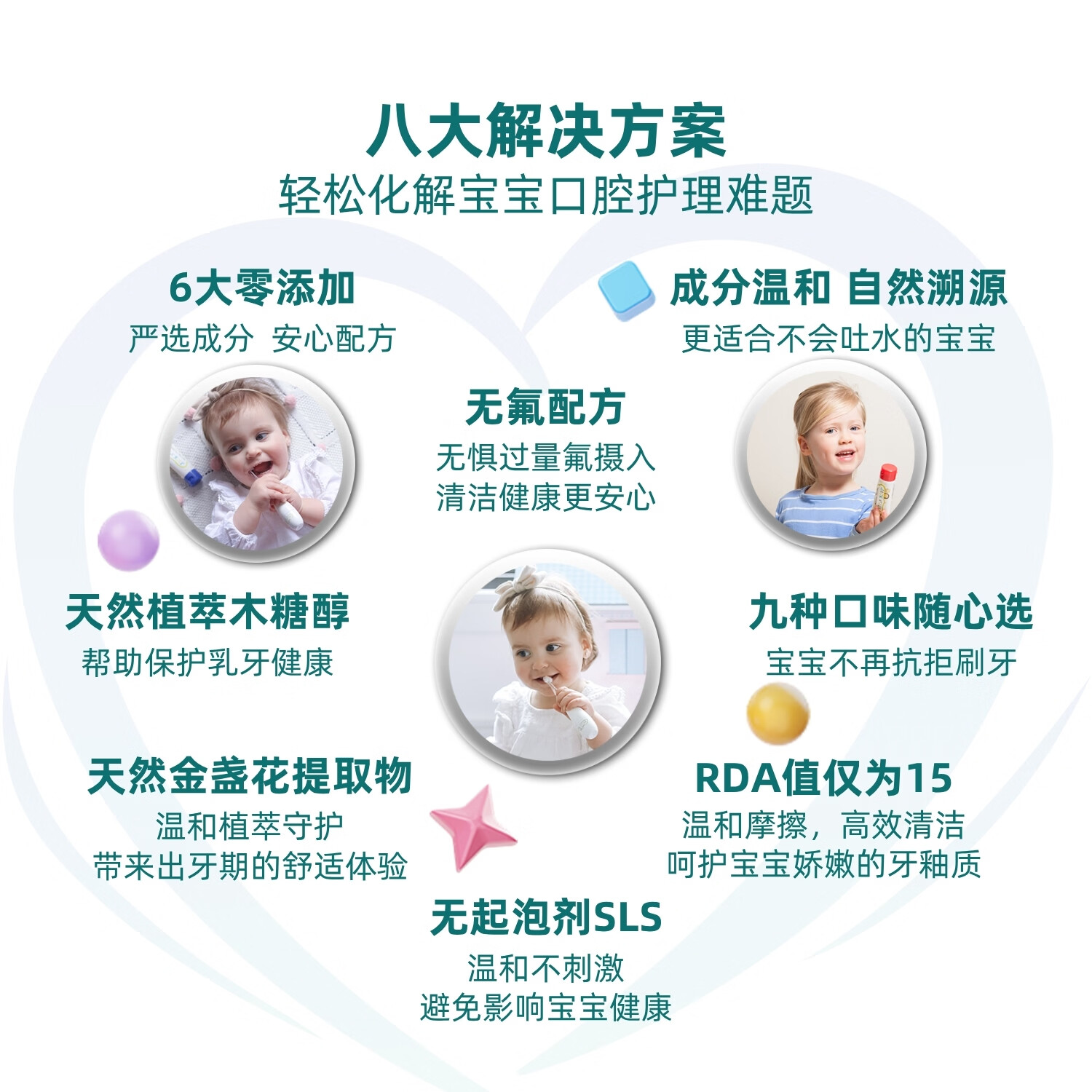 Jack N' Jill天然无氟儿童牙膏澳洲进口宝宝婴幼儿 无氟儿童牙膏覆盆子味【效期至27年2月】 不含起泡剂 (6个月-6岁宝宝) 50g