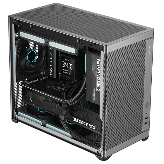 鑫谷推出无界巡天 400T 机箱：三面大面积 Mesh 网孔、可安装 5 把风扇，279 元
