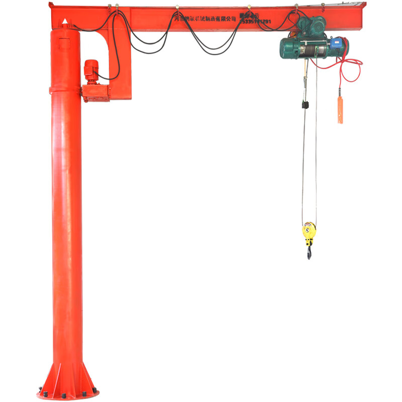 定制悬臂吊电动旋转 吊独臂1/2吨小型手动旋转起重吊机墙壁摇臂单臂