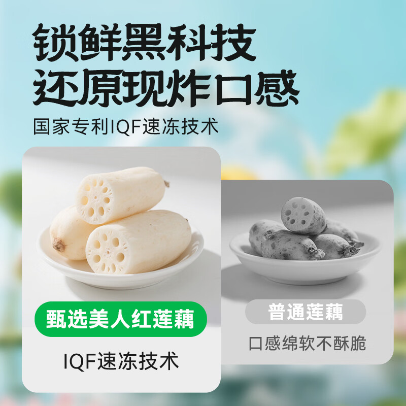 荷仙速冻香脆藕合猪肉荠菜素食藕夹藕饼 半成品预制菜商用家用 【4袋】鸡肉藕合*3+猪肉藕合*1 1440g
