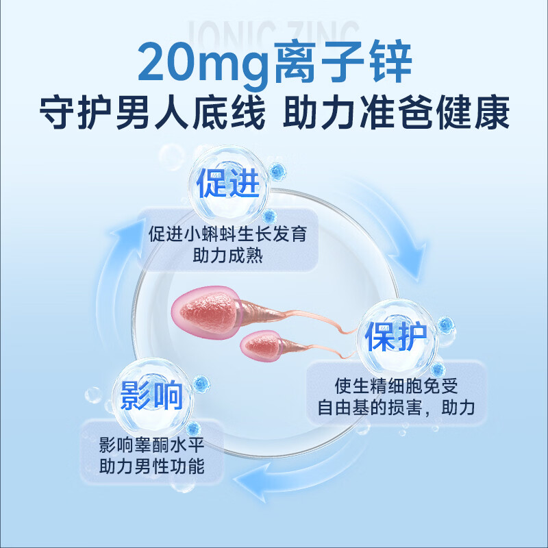 trace液体离子锌滴剂男士备孕锌镁补充剂成人精力补充增提高强精子活力 59ml*1瓶