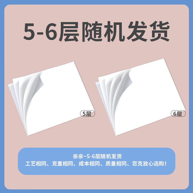 新逸风(XINYIFENG)抽纸卫生纸面巾纸湿水可用婴儿餐巾抽纸巾软抽批发5层加厚 5层 43抽*24包