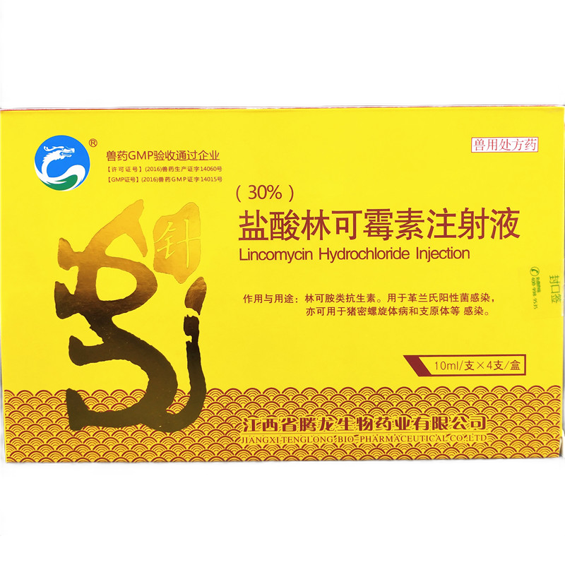 坤昱30%盐酸林可霉素注射液兽用猪密螺旋体和支原体感染