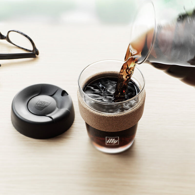 ILLYilly意利咖啡官方 KEEPCUP玻璃杯12oz咖啡杯户外便携水杯旗舰店 KEEPCUP玻璃外带杯(12oz)