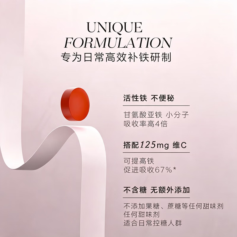 PERDAYS澳洲进口孕期成人补铁剂气血孕妇贫血女性哺乳补铁30粒 活性铁*1 爆款孕期补贴 30粒*1瓶