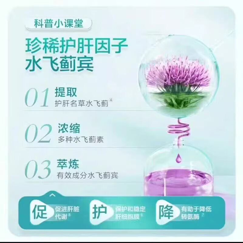 汤臣倍健(BYHEALTH)健安适水飞蓟葛根丹参养肝片 汤臣倍健水飞蓟葛根丹参片8粒*3盒(6天的量)