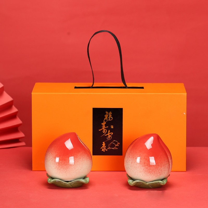 八十大寿礼物寿桃祝寿老人生日伴手礼60708090大寿宴回礼礼品长辈