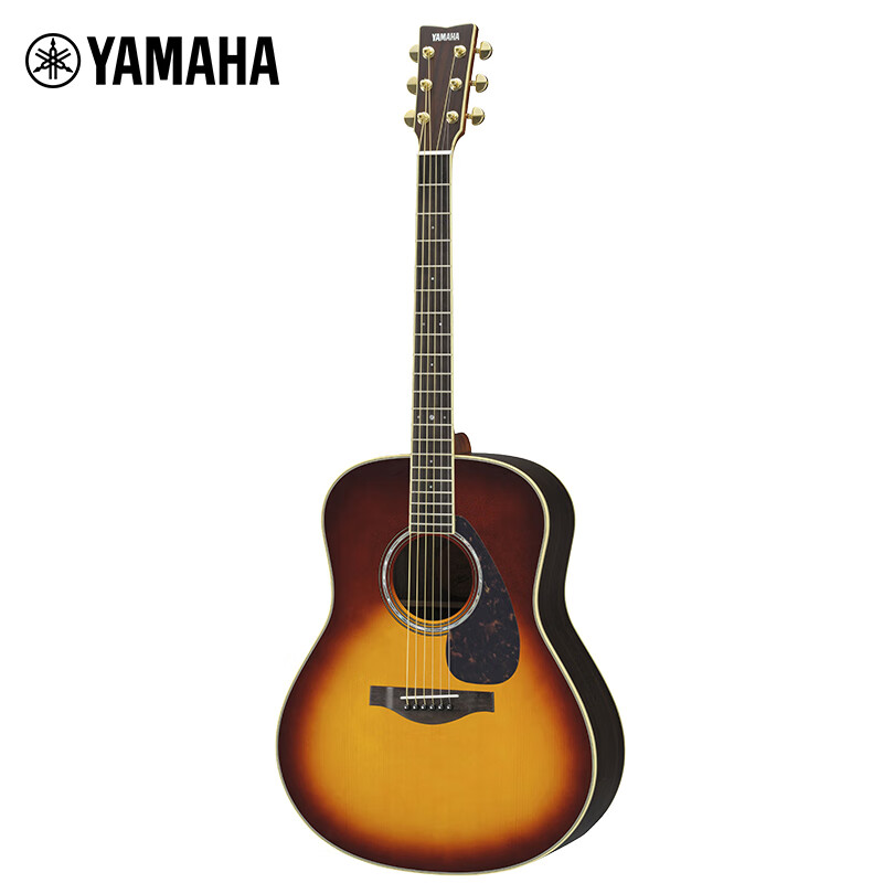 雅马哈（YAMAHA）面单民谣吉他LL6BS ARE系列木吉他电箱款日落色单板电箱41英寸亮光