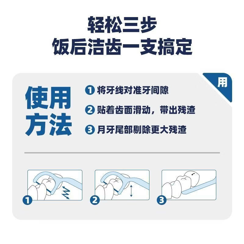 小竹牙线超细家用盒装剔牙神器牙缝清洁卫生一次性牙线棒10盒500支 【家中常备】10盒装500支
