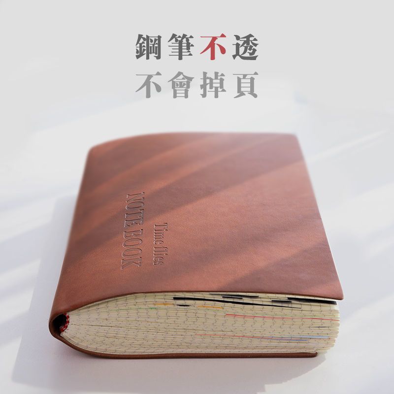 CRHMMFLF聪明人用方格文具加厚a5笔记本子简约网格本手账本中小学生记事本 小格子内页/A5橡树棕/256页