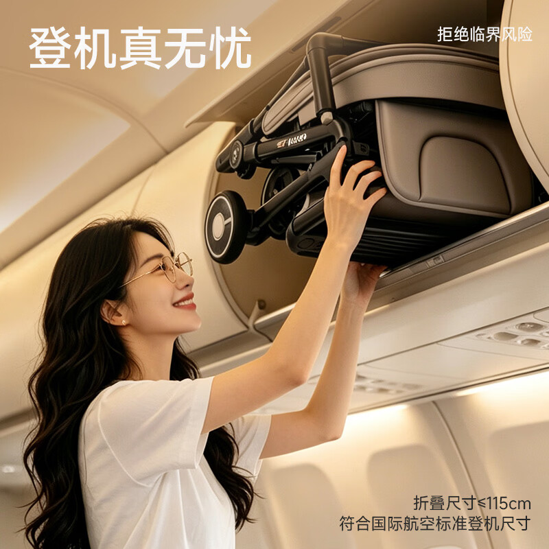 KiddicareKC轻便口袋推车可坐可躺遛娃神器可折叠可登机儿童宝宝婴儿推车 新品-橄榄绿-基础款-可坐/可半躺-中大童首选