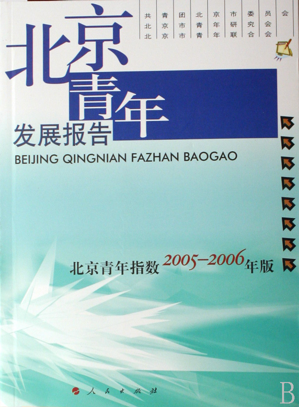北京青年发展报告:北京青年指数2005～2006年版 社会科学 书籍