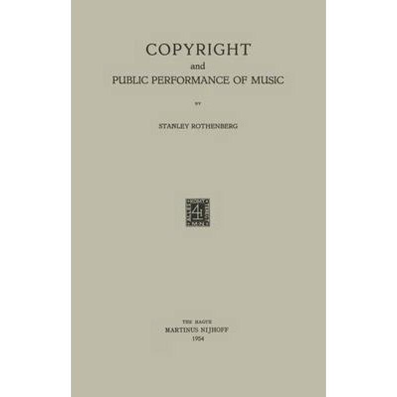 预订 Copyright and Public Performance of Music