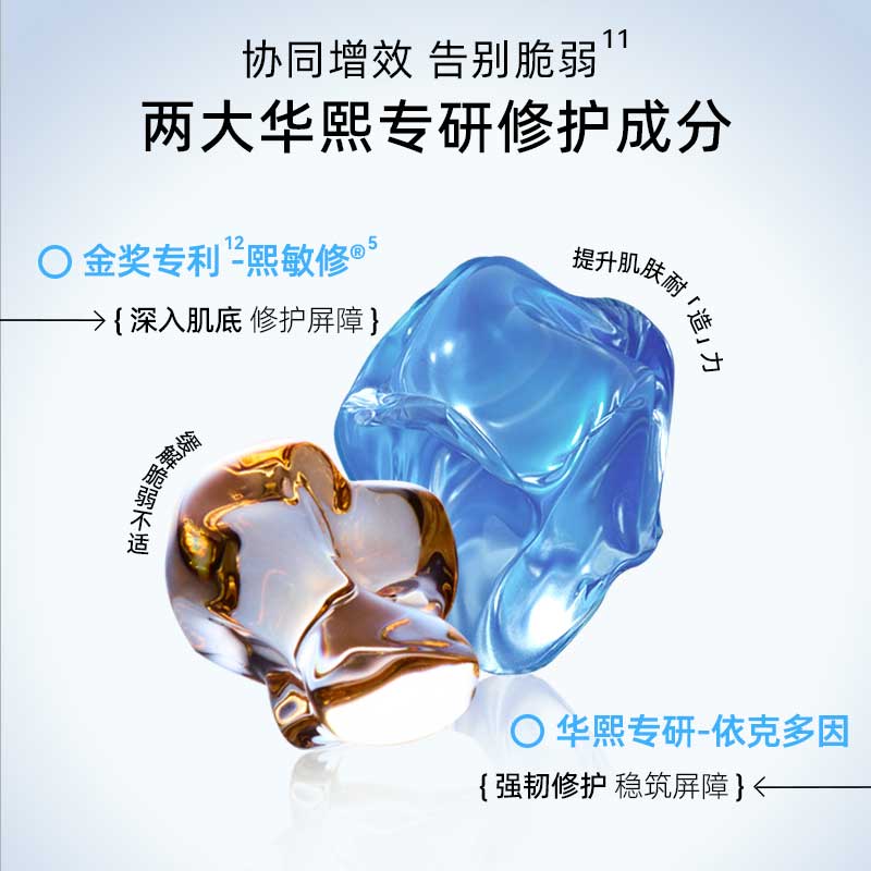 MedRepair米蓓尔蓝水 260ml修护型爽肤水保湿补水精华水湿敷敏感肌华熙 蓝水1.0 260ml*2【赠同款30ml*2+面膜7g*8颗+喷头】