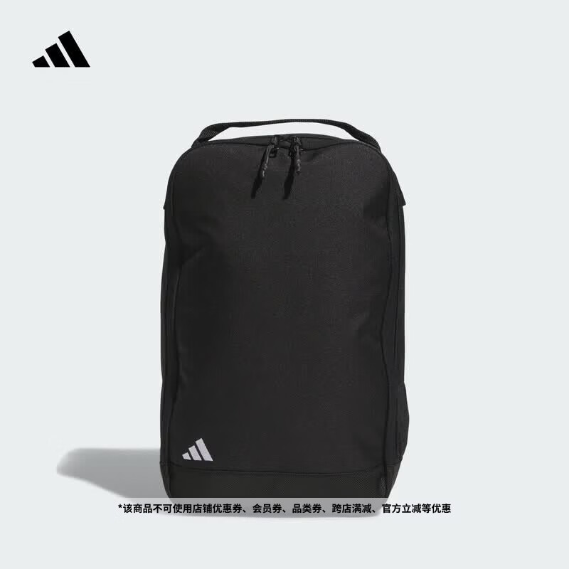 adidas双向拉链手提高尔夫运动鞋包收纳包男子新款阿迪达斯官方   黑色   NS(均码)