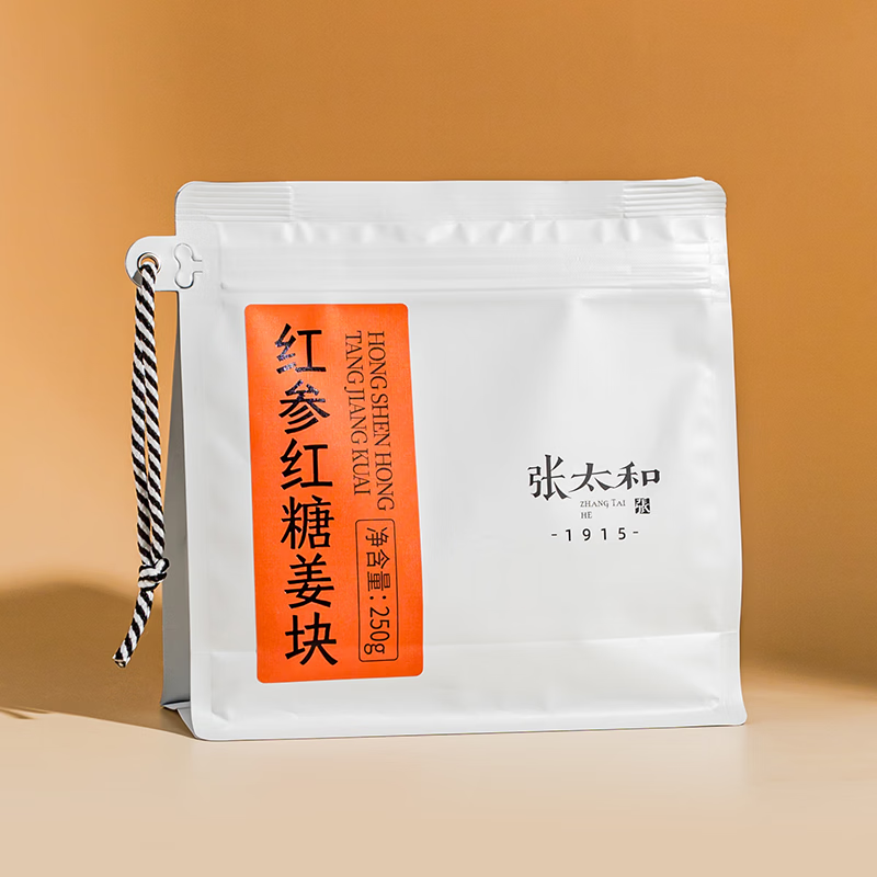 张太和红参红糖姜块250g/袋 泡水 红参红糖姜块 250g*1袋