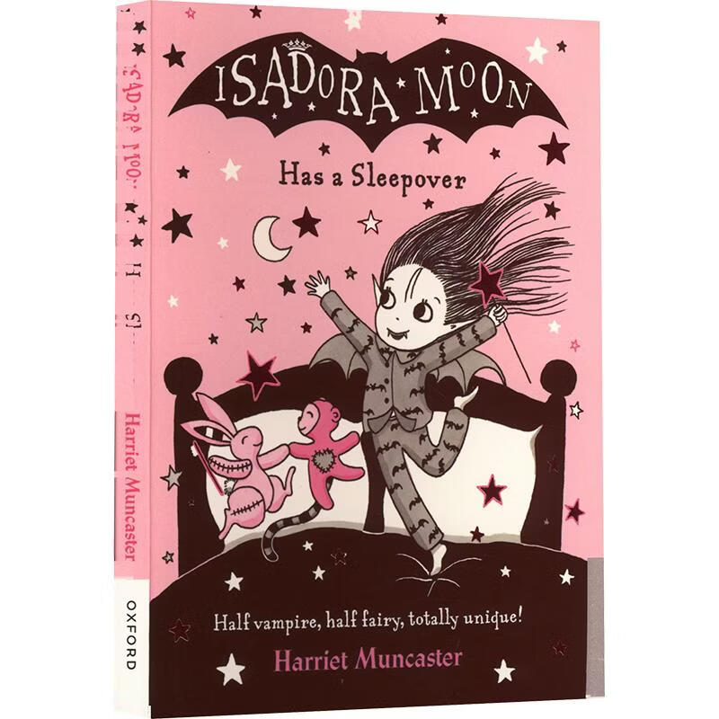 伊莎多拉·月亮过夜派对 英文进口原版ISADORA MOON HAS A SLEEPOVER 图书