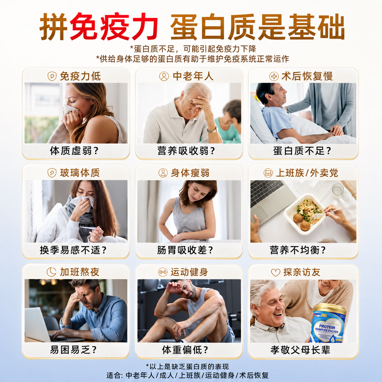 NA Natürliche Auswahl德国NA蛋白粉90%+蛋白质乳清大豆蛋白送礼中老年人术后增强免疫力 【3罐周期装】蓝钻蛋白粉 630g*3罐