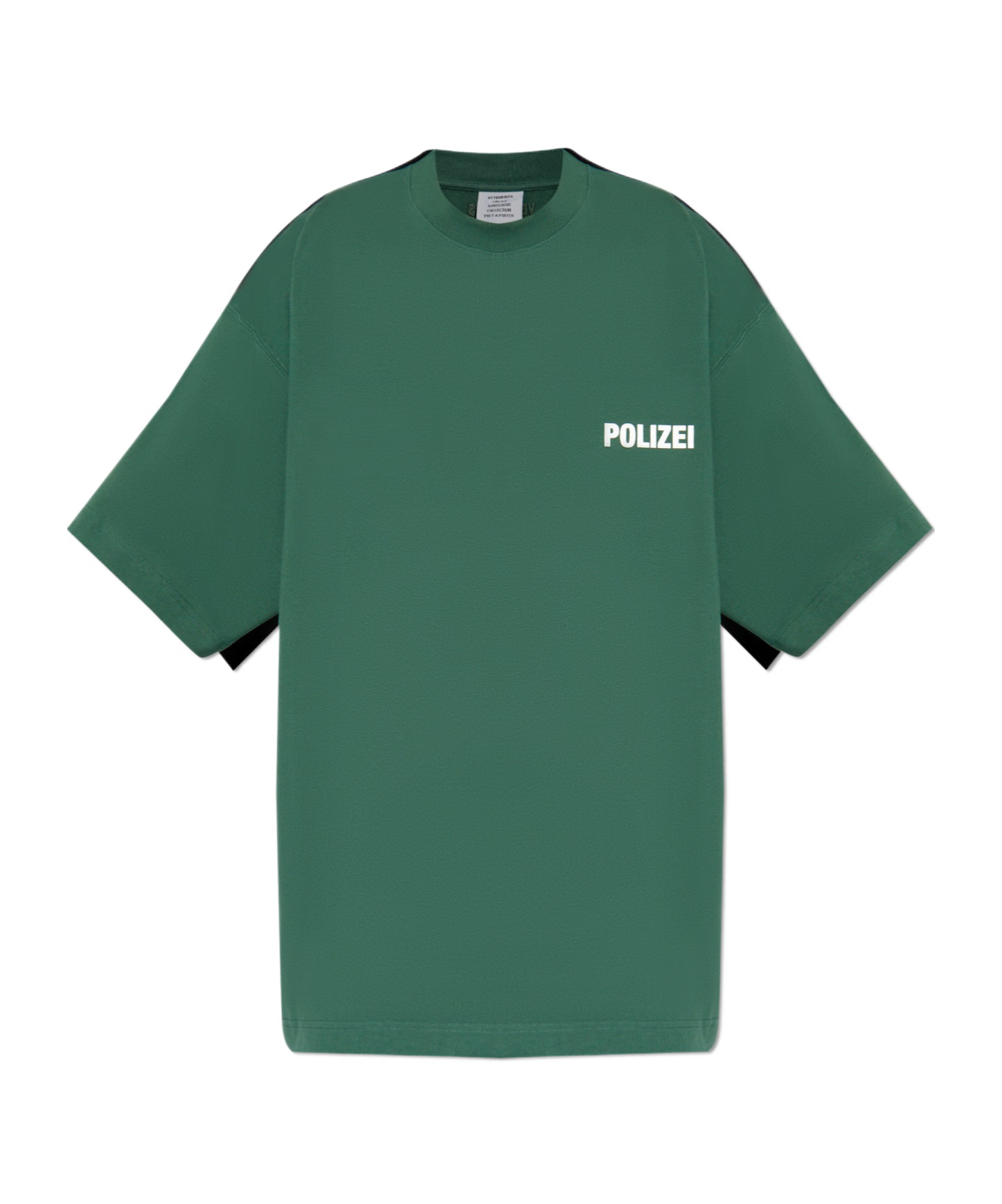 vetements徽标简约短袖t恤夏季男生宽松薄款衣服潮流体恤百搭半袖