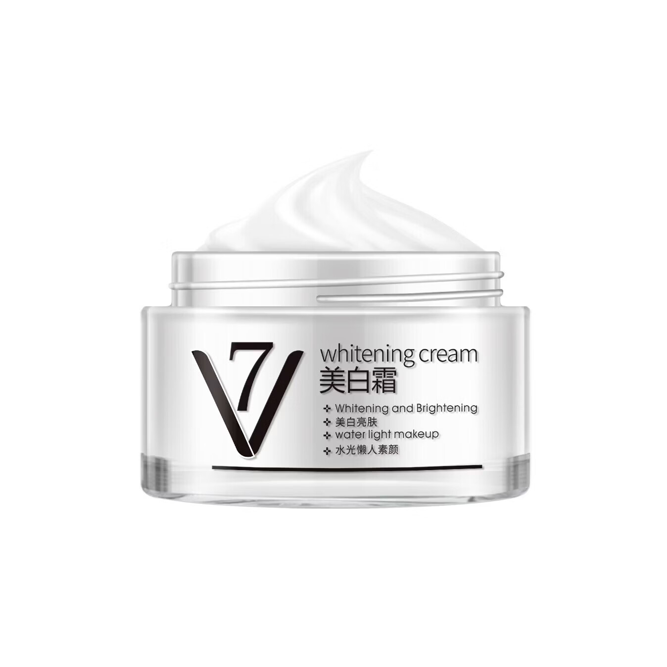 【现货直发】V7素颜霜保湿懒人打底60g护肤品化妆品抗皱 2面霜+1杰面乳+1爽肤水+5杰面膜