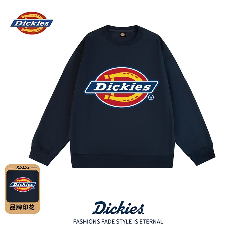 Dickies情侣经典大印花卫衣 131元，Dickies情侣宽松休闲中高领毛衣 169元 - 86线报