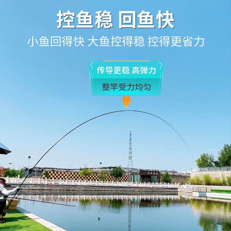 达瓦菱然X1S轻量大物鲢鳙竿日本进口碳素鱼杆巨物竿超轻超硬台钓鱼竿手杆 7.2m 轻量巨物版7.2米+竿稍+礼品