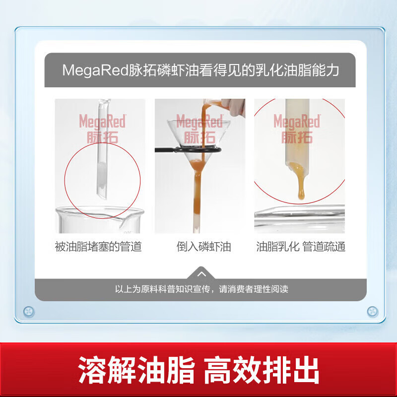 脉拓MegaRed南极双净胆碱磷虾油美国原装进口高纯度1000mg30粒深海鱼油 [囤一年健康】 1000mg*12瓶