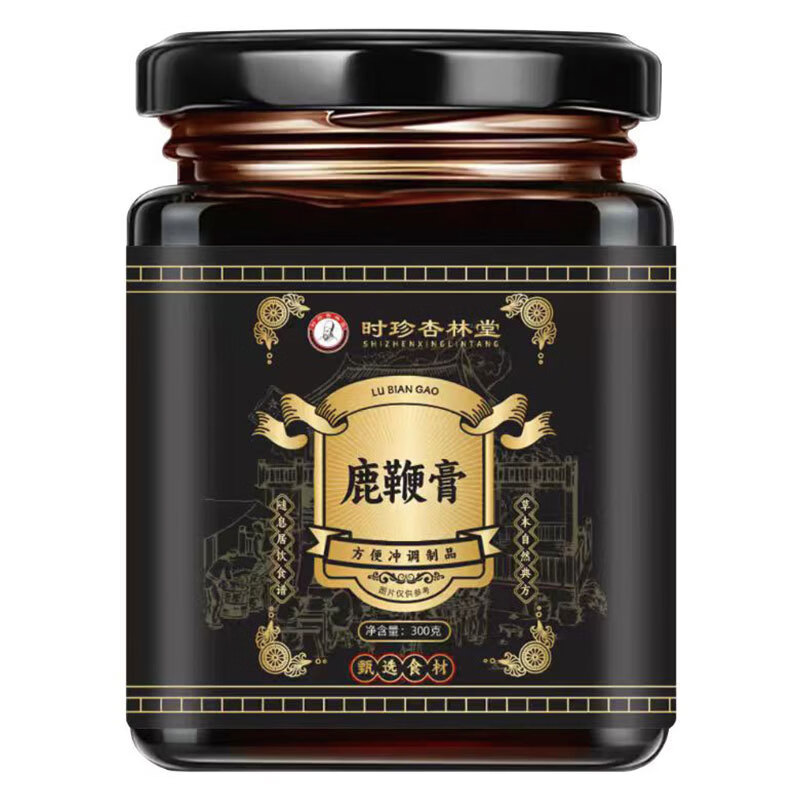 时珍杏林堂鹿鞭膏男用牡蛎膏滋补膏 时珍杏林堂鹿鞭膏瓶新瑞 300g*1瓶
