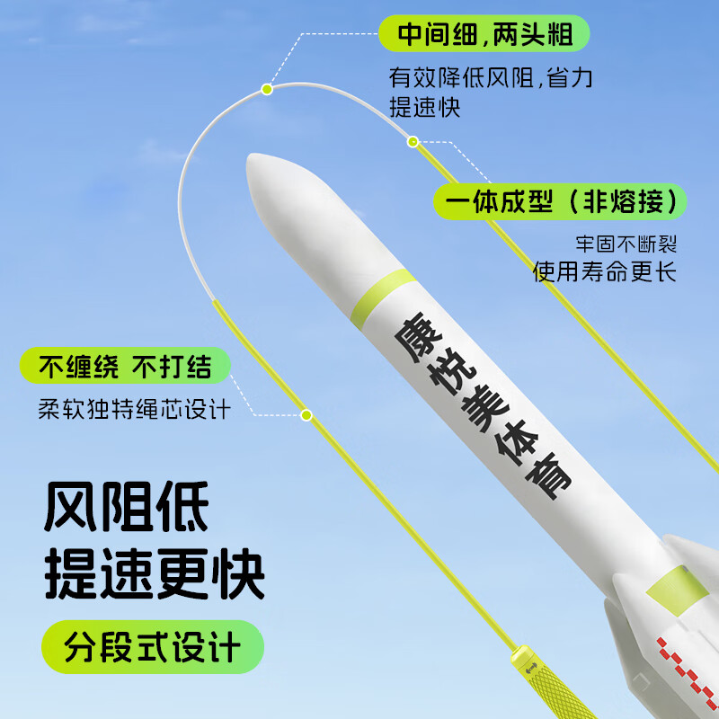 KYM跳绳中小学生考试成人运动专用幼儿园儿童健身竞速减肥初学双轴承 【超轻竞速绳】分段式更省力珊瑚粉K9