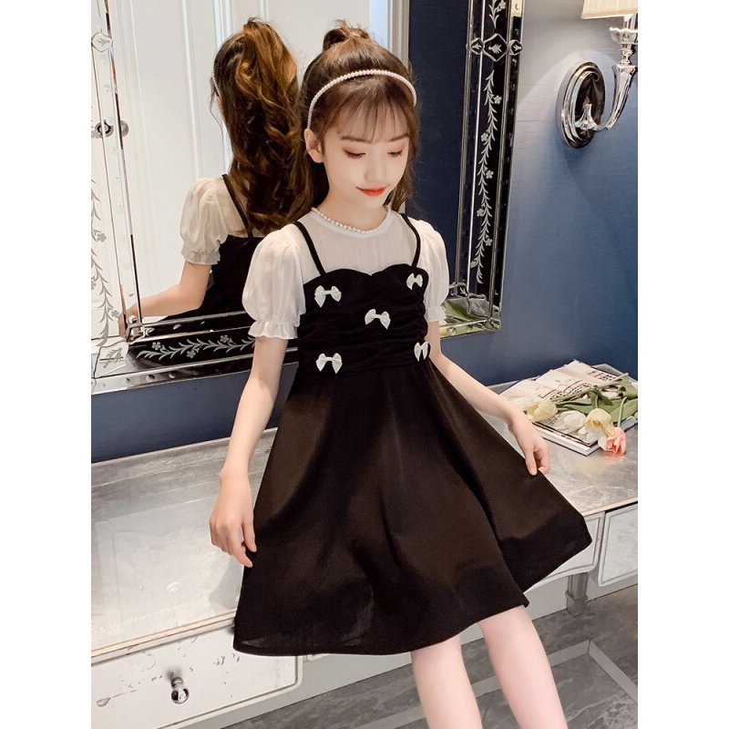 裙夏季礼服裙网红六一演出服洋气女孩裙子6-12岁夏天小学生裙子儿童节