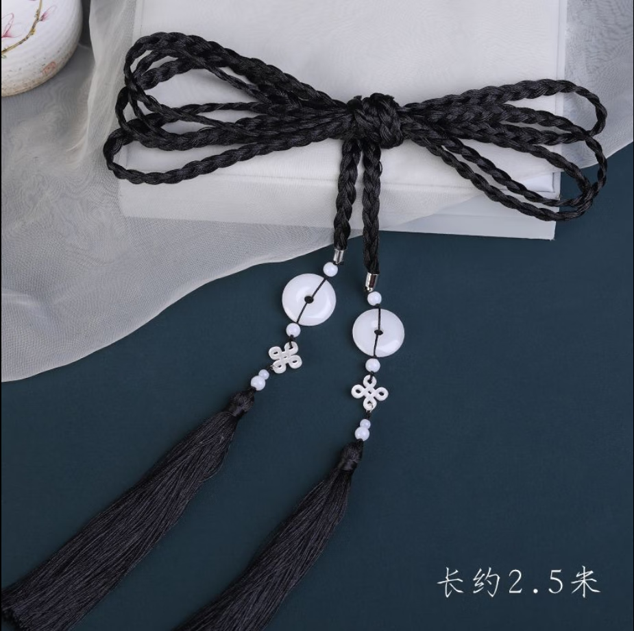【提伯斯】汉服宫绦腰绳流苏腰佩腰坠男古风饰品腰间配饰系带禁步腰配